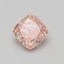 0.58 Ct. Fancy Vivid Pink Cushion Lab Grown Diamond