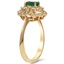 The Aleta Ring, smalltop view on a hand