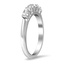 The Grazia Ring, smalltop view on a hand