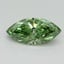 0.51 Ct. Fancy Vivid Green Marquise Lab Grown Diamond