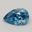 1.50 Ct. Fancy Vivid Blue Pear Lab Grown Diamond