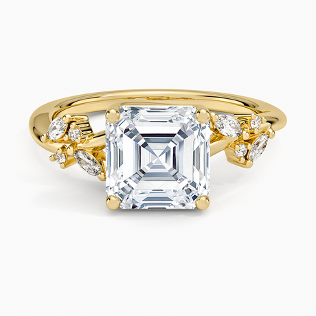 Marquise Cluster Engagement Ring - Arden