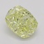 0.64 Ct. Fancy Yellow Cushion Diamond