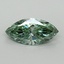 1.55 Ct. Fancy Vivid Green Marquise Lab Grown Diamond
