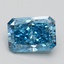 3.05 Ct. Fancy Vivid Blue Radiant Lab Grown Diamond