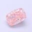 1.65 Ct. Fancy Intense  Pink Cushion Lab Grown Diamond