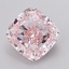 3.32 Ct. Fancy Intense Pink Cushion Lab Grown Diamond
