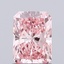 0.84 Ct. Fancy Vivid Pink Radiant Lab Grown Diamond