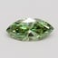 1.00 Ct. Fancy Vivid Green Marquise Lab Grown Diamond