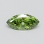 0.52 Ct. Fancy Vivid Green Marquise Lab Grown Diamond