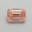 1.56 Ct. Fancy Vivid Pink Emerald Lab Grown Diamond