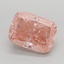 3.07 Ct. Fancy Intense  Pink Cushion Lab Grown Diamond