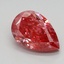1.63 Ct. Fancy Vivid Pink Pear Lab Grown Diamond