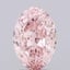 3.01 Ct. Fancy Vivid  Pink Oval Lab Grown Diamond