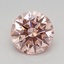 0.79 Ct. Fancy Intense Pink Round Lab Grown Diamond