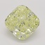 2.41 Ct. Fancy Yellow Cushion Diamond