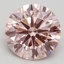 2.14 Ct. Fancy Intense Pink Round Lab Grown Diamond