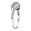 The Bernadina Ring, smalltop view on a hand