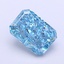 2.03 Ct. Fancy Vivid  Blue Radiant Lab Grown Diamond