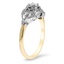 The Julee Ring, smalltop view on a hand