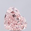 6.01 Ct. Fancy Vivid  Pink Heart Lab Grown Diamond