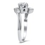 The Clyde Ring, smalltop view on a hand