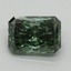3.11 Ct. Fancy Vivid Green Radiant Lab Grown Diamond