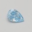 0.35 Ct. Fancy Vivid Blue Pear Lab Grown Diamond