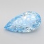 3.05 Ct. Fancy Vivid Blue Pear Lab Grown Diamond