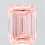6.50 Ct. Fancy Vivid  Pink Emerald Lab Grown Diamond