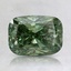 1.5 Ct. Fancy Vivid Pacific Green Cushion Lab Grown Diamond