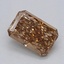 0.36 Ct. Light  Brown Radiant Lab Grown Diamond