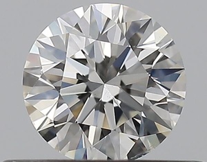 Round diamond — real photo