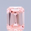 2.01 Ct. Fancy Intense Pink Emerald Lab Grown Diamond