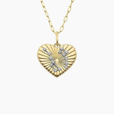 Engravable Lucky Stars Diamond Medallion