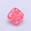 1.00 Ct. Fancy Vivid  Pink Cushion Lab Grown Diamond