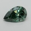 1.01 Ct. Fancy Vivid Pacific Green Pear Lab Grown Diamond