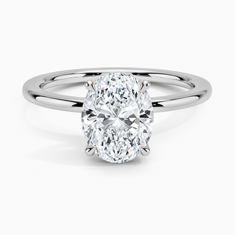 18K White Gold Audrey Perfect Fit Solitaire Ring