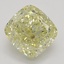 2.14 Ct. Fancy Yellow Cushion Diamond