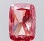 5.34 Ct. Fancy Vivid  Pink Cushion Lab Grown Diamond