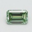 1.03 Ct. Fancy Intense Pacific Green Emerald Lab Grown Diamond