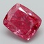 2.01 Ct. Fancy Vivid Pink Cushion Lab Grown Diamond