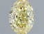 1.04 Ct. Fancy Intense  Yellow Oval Lab Grown Diamond