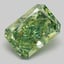 5.99 Ct. Fancy Vivid  Green Radiant Lab Grown Diamond