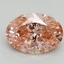 1.59 Ct. Fancy Vivid Pink Oval Lab Grown Diamond
