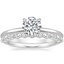 18K White Gold Petal Diamond Ring with Marseille Diamond Ring (1/3 ct. tw.)