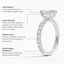 18K Yellow Gold Olympia Three-Quarter Coverage Diamond Ring, smallinfographic