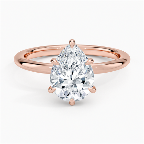 14K Rose Gold Manon Solitaire Ring