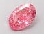 1.54 Ct. Fancy Vivid  Pink Oval Lab Grown Diamond