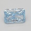 1.56 Ct. Fancy Vivid Blue Radiant Lab Grown Diamond